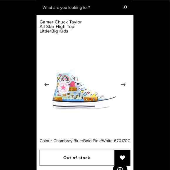 **SOLD** ✨NEW✨ Converse ‘Gamer’Chuck Taylor All-Star High, Youth Size 1 - $45 - Picture 11 of 11